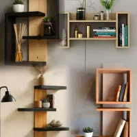 تولید انواع شلف دیواری