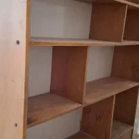 کتابخانه چوبی و ویترین شیشه ای|کتابخانه، شلف، قفسه‌های دیواری|تهران, کرمان|دیوار