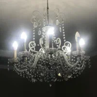 لوستر هشت شعله|لوستر و چراغ آویز|تهران, اختیاریه|دیوار