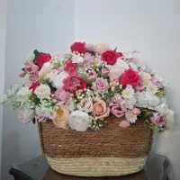 سبد گل|گل مصنوعی|قم, نیروگاه|دیوار