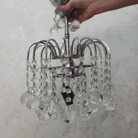 لوستر کریستالی|لوستر و چراغ آویز|تهران, استاد معین|دیوار