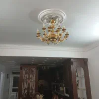 لوستر طلایی|لوستر و چراغ آویز|قم, شهرک فاطمیه|دیوار