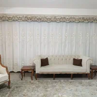 پرده پذیرایی در ابعاد 5 متر و 20 سانت در 2.5