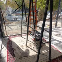 خرک اسلب و سنگ و شیشه|ابزارآلات|خمینیشهر, |دیوار