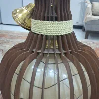 لوستر طرح لاله چوبی