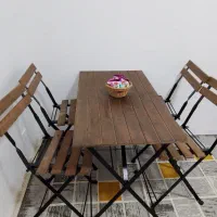 میز صبحانه خوری چهارنفره همراه باصندلی|میز و صندلی غذاخوری|احمدی, |دیوار