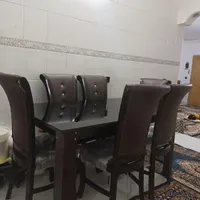 میز غذا خوری درحد نو ۶نفره سالم مامونیه هستم|میز و صندلی غذاخوری|ساوه, |دیوار