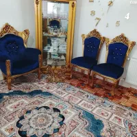 مبل سلطنتی ۹.نفره با دو میزبان ومیزجلو و ۴عسلی