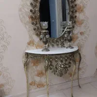 آینه شمعدان و لوستر و دیوار کوب برنز اصل