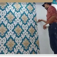 نصاب حرفه ای کاغذ دیواری