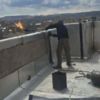 ایزوگام  قیر گونی حتی نیم متر لکه گیری میایم