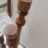 شمعدان کنار سالنی چوبی|صنایع دستی و سایر لوازم تزئینی|تهران, شهرک شریعتی|دیوار
