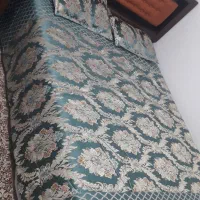 تخت دو نفره با کمد و آیینه وتشک