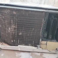 کولر پنجرهای مدل گری|کولر گازی و فنکوئل|کازرون, |دیوار