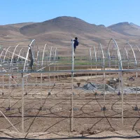 ساخت گلخانه  صنعتی فلزی گالوانیزه