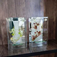 گلدون آینه ای و جاشمعی