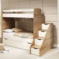تخت خواب دو طبقه با تخت میزبان