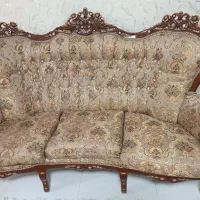 مبلمان استیل ،با میز وعسلی و رومیزی ۴۰تومان