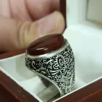 انگشتر عقیق سرخ یمنی