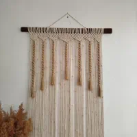 شلفو پرده ی مکرومه