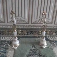 دوتا شمعدان طلایی