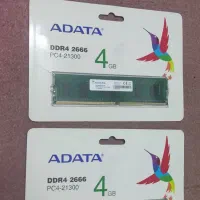 دو رم ۴ گیگ adata ddr4گارانتی مادام العمر آونگ