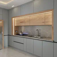 طراحی و اجرای‌ تخصصی کابینت آشپزخانه و کمد دیواری