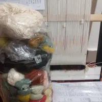 فروش نخ ونقشه تابلو فرش به همراه دار آماده|صنایع دستی و سایر لوازم تزئینی|اردبیل, |دیوار