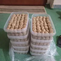 ترافیل خرمایی کنجدی