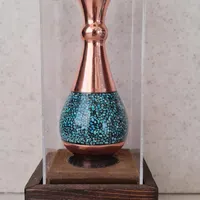 گلدان مس فیروزه