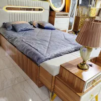 سرویس خواب طوسی پاف دار در زرین کالای یاسوج|تخت و سرویس خواب|یاسوج, |دیوار
