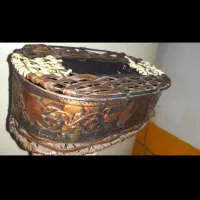عتیقه آنتیک بطری چینی ایتالیا طلاکوب۲۴عیار بارفتن|کلکسیون اشیاء عتیقه|تهران, ونک|دیوار