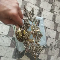 لوستر سقفی آویز برنجی برنزی|لوستر و چراغ آویز|قم, طلاب غیر ایرانی|دیوار