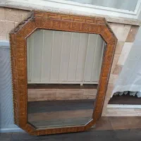 اینه چوبی قدیمی منبت کاری