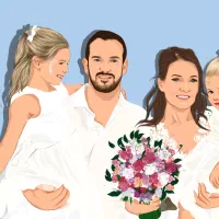 هدیه تولد  خاص  هنر دست دیجیتال