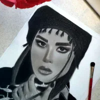 سفارش نقاشی چهره سیاهقلم|تابلو، نقاشی، عکس|سقز, |دیوار