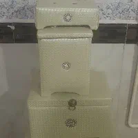 جا جانمازی و سطل زباله و جا دستمال کاغذی