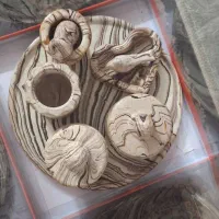 ست کنار سماوری ازجنس سنگ مصنوعی|صنایع دستی و سایر لوازم تزئینی|شیراز, زرهی|دیوار