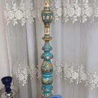 قلیون نقاشی شده قاجاری|کلکسیون اشیاء عتیقه|یزد, |دیوار