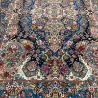 فرش ۹ متری چله ابریشم سالاری۴۵ رج