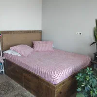 سرویس تخت چوبی خارجی