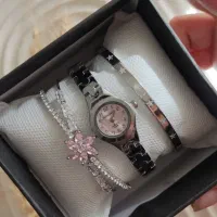 ست ساعت و دستبند صورتی دخترانه|ساعت|شیراز, تندگویان|دیوار