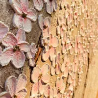 تابلو دکوراتیو برجسته با طرح شکوفه گیلاس|تابلو، نقاشی، عکس|فردیس, خیام غربی|دیوار