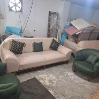 یک دست ۸نفره مبل مینیمال|مبلمان خانگی و میز عسلی|کوچصفهان, |دیوار