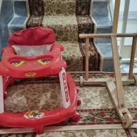 روروئک و واکر کودک چوبی|اسباب و اثاث بچه|اهر, |دیوار