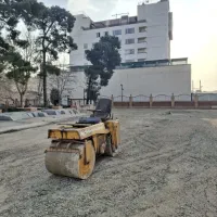 کرایه غلطک لرزشی جهت نشست کردن زمین صاف درتهران