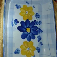 دیس مرغ خوری گل پنبه ایی قدیمی