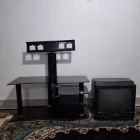 زیر تلویزیونی و تلویزیون پاناسونیک اصل جنس عالی|تلویزیون و پروژکتور|شیراز, نصرآباد|دیوار