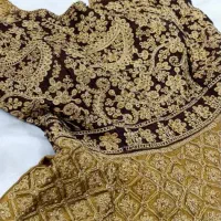 لباس هندی جدید  باشلوارصنبادی وشال دومتری|لباس|شیراز, کوزه گری|دیوار