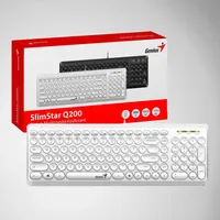 کیبورد جنیوس مدل SLIM STAR Q200